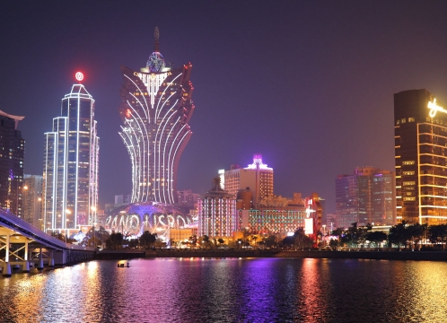 マカオ_オープントップバス